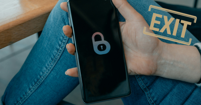 Smartphone Display gesichert