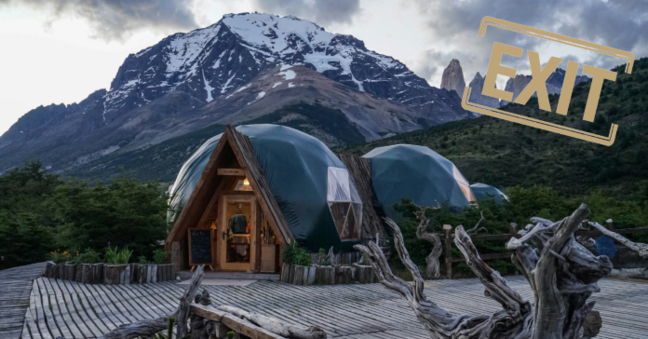 Unterkunft in den Bergen (Glamping)